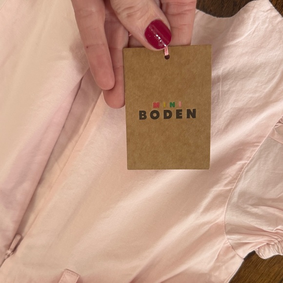 NWT Mini Boden Colorful Heart Print Dress - Picture 5 of 6